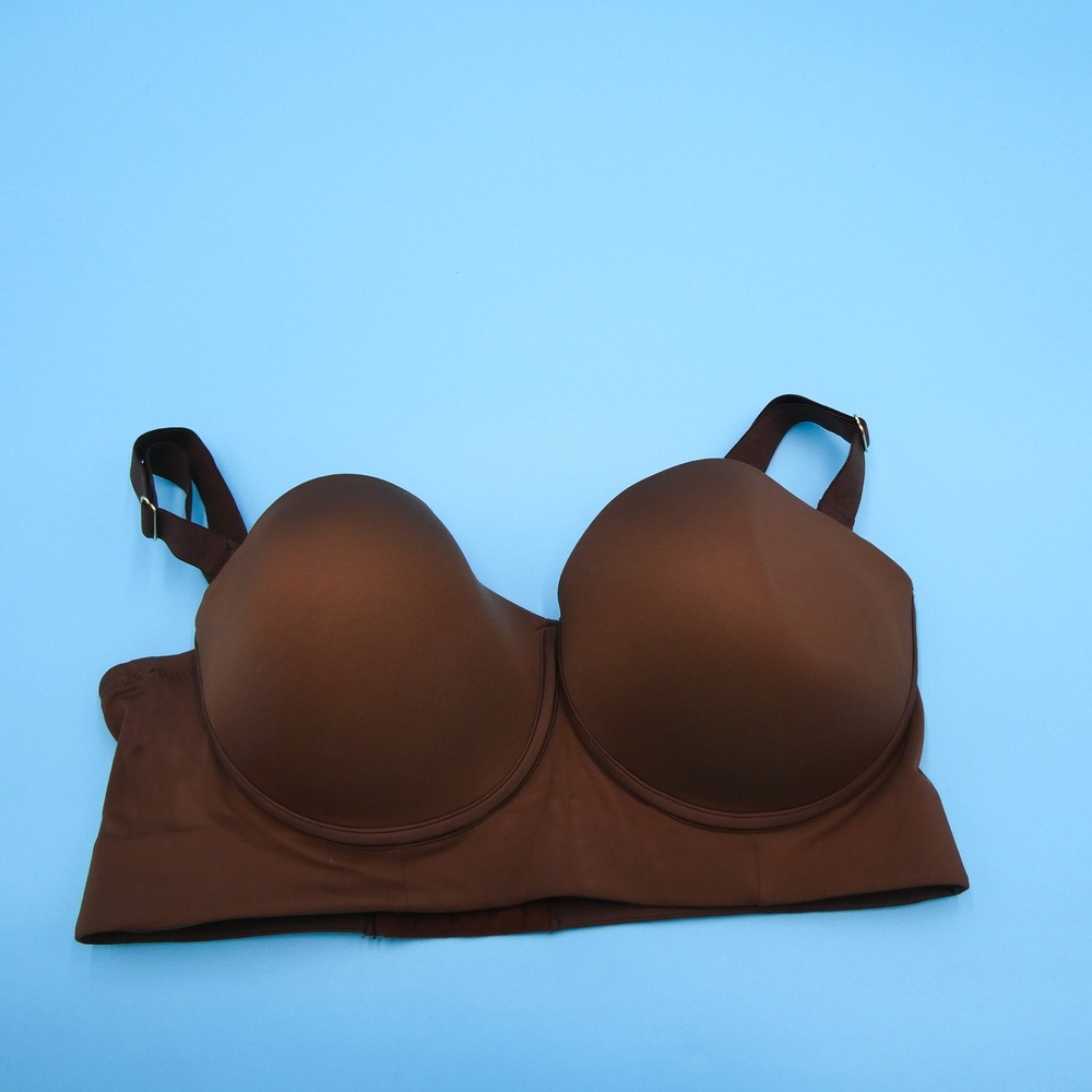 Leonisa Bra Womens 36DD 11911 Underwire Contour Brown Full Coverage‎ Polyamide